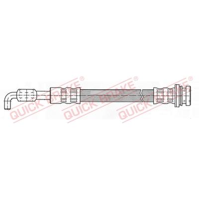 QUICK BRAKE Bremsschlauch 51009 für Vaughall