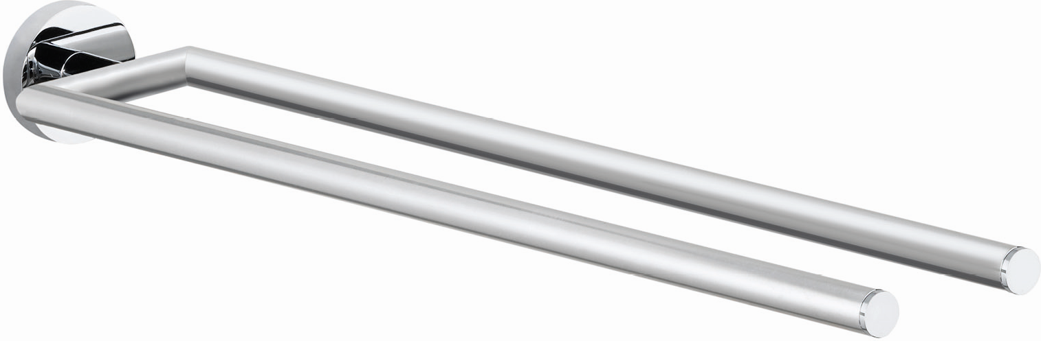 Nie wieder Bohren porte-serviettes Pro 020 chromé, avec technologie de fixation pour le collage