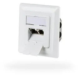 EFB Netzwerkdose CAT6a Unterputz 2-fach RJ45,