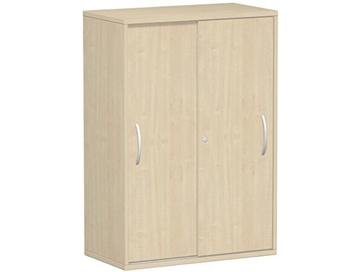 Gera Möbel Schranksystem Flex Schiebetürenschrank, Holzdekor, ahorn/ahorn, 80 x 42.5 x 118.2 cm