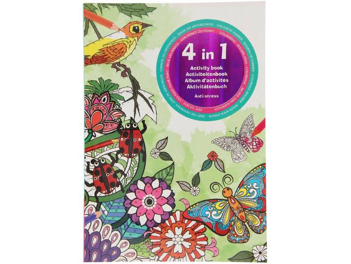 Wins Holland 4in1 - Activiteitenboek - 61 pagina's vermaak