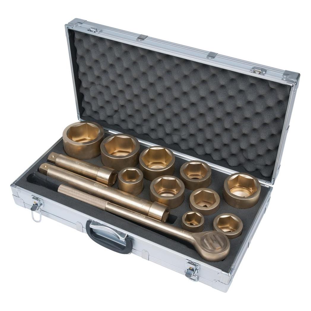 KS Tools BRONZEplus Steckschlüssel-Satz, 13 Teile, 6-Kant (963.1067)