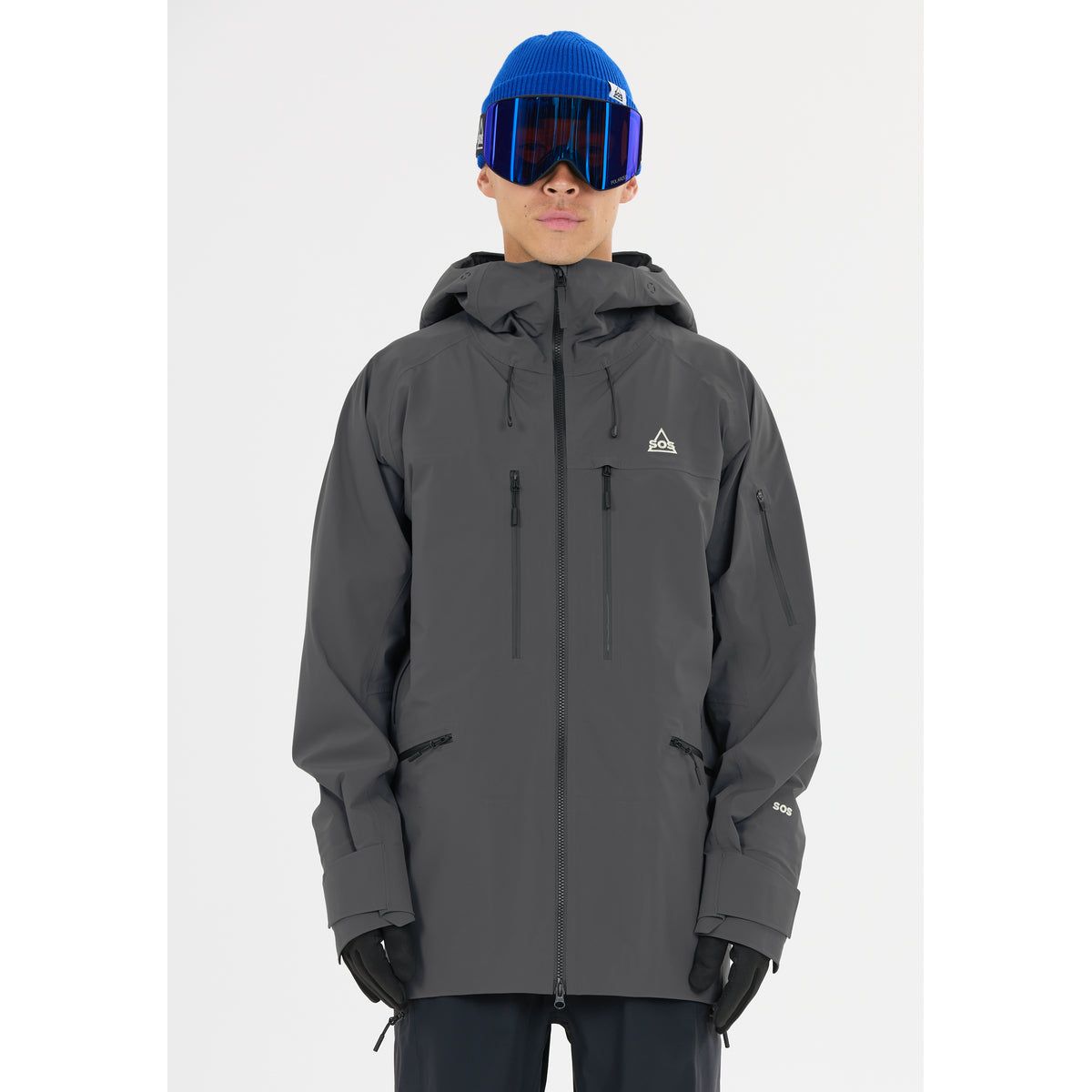 SOS Kula M 3L Shell Jacket asphalt (1051) L SOS253100-1051-L