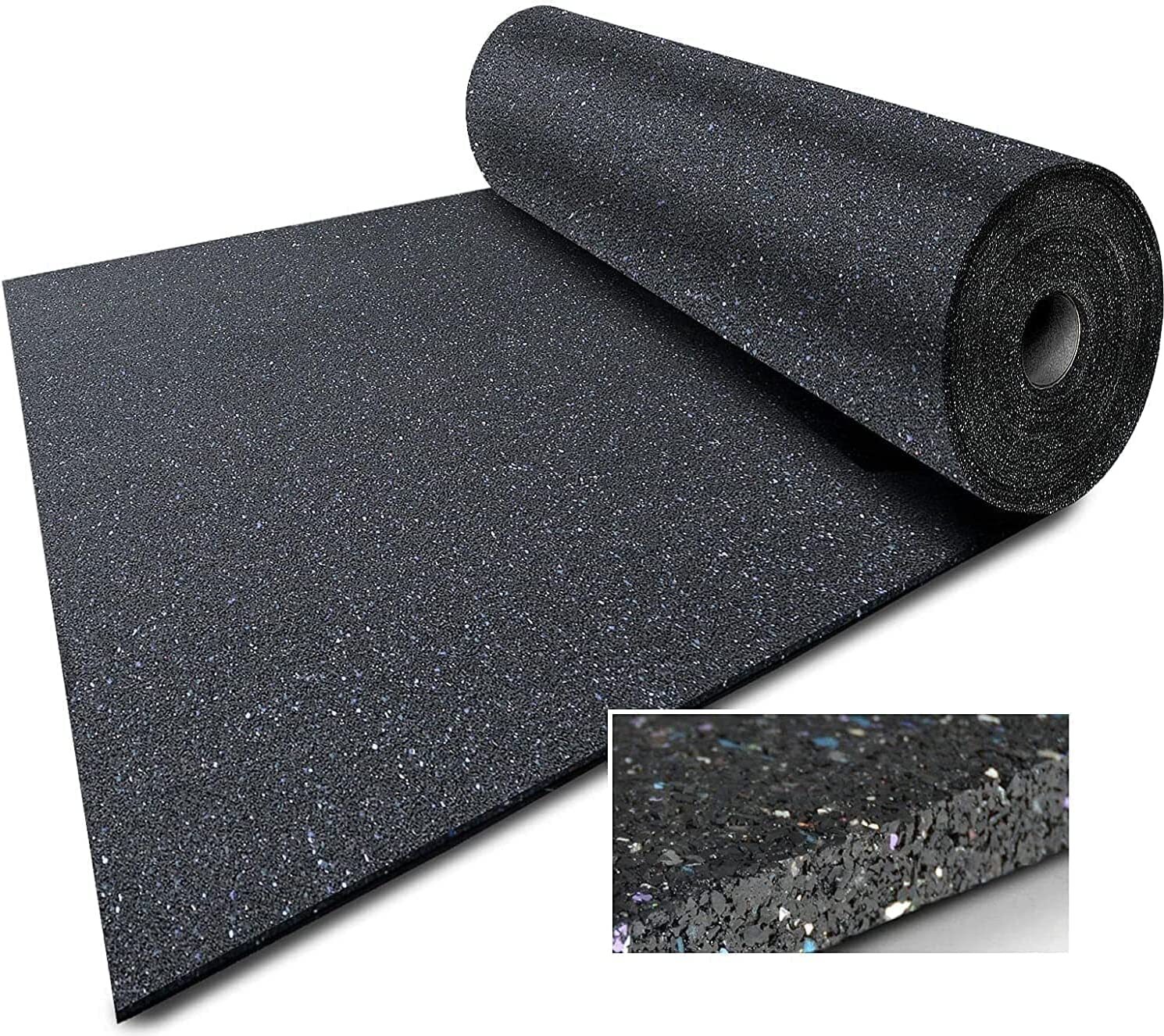 Stallmatte aus Gummigranulat Stallboden leichte Verlegung rutschfest 19,7 mm Stärke 125x500 cm