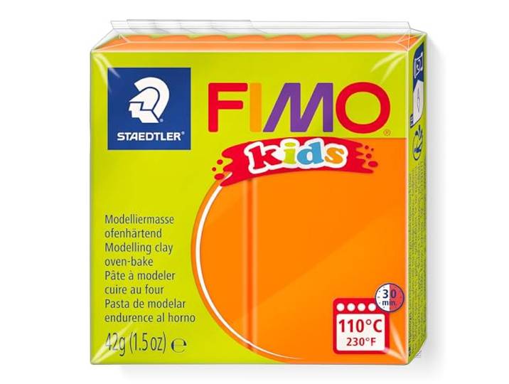 Staedtler FIMO KIDS kinder modelleermassa Duroplast 42 gram oranje 8030-4