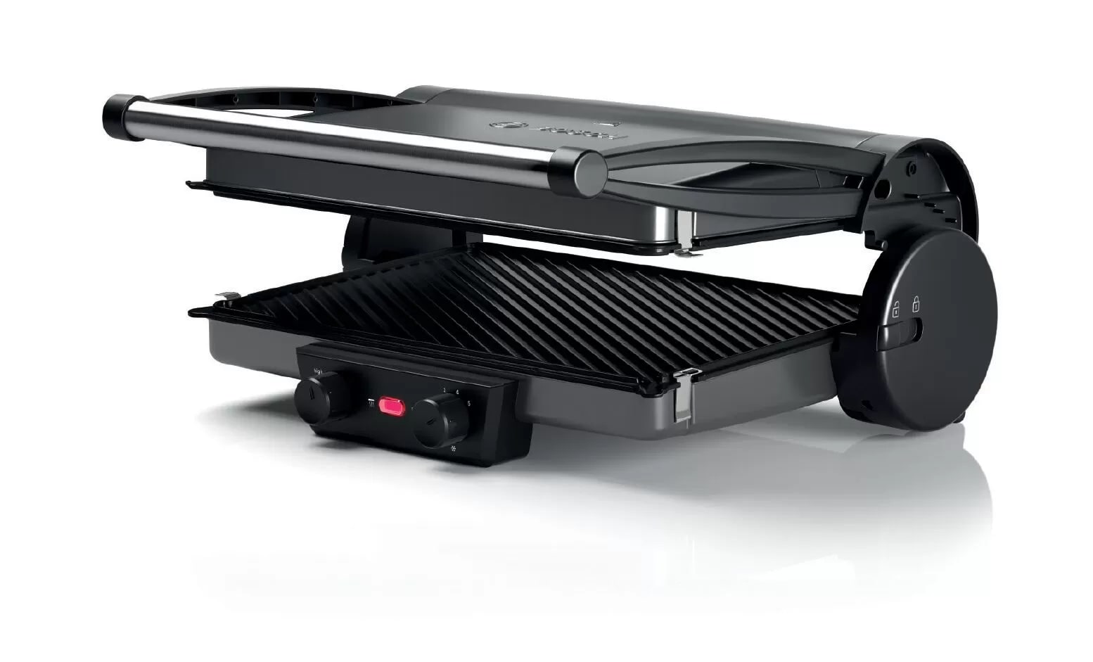 Bosch TCG4215 Kontaktgrill Tischgrill silber 2.000W