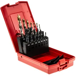 Dormer, Gewindeschneider + Gewindebohrer, Spiral Flute Tap & Drill Set M3-M12