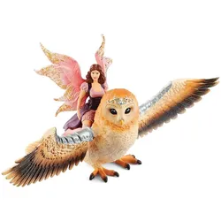 Schleich Elfe auf Glitzer-Eule