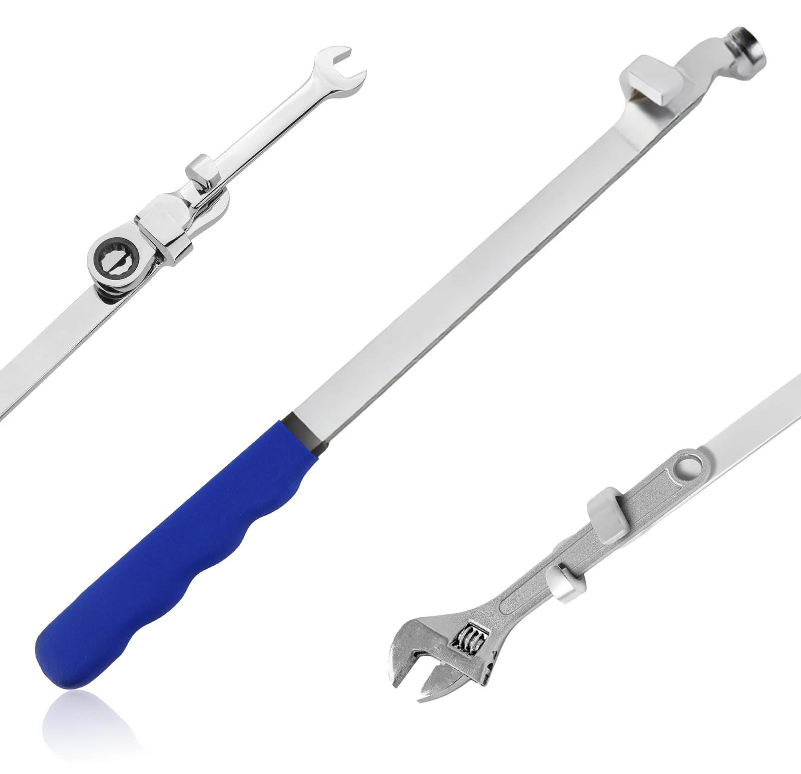 Verstelbare Ratchet Set met Adapters