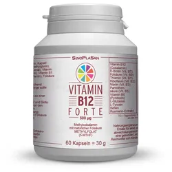 Vitamin B12 Forte 500 μg Methylcobalamin 60 St
