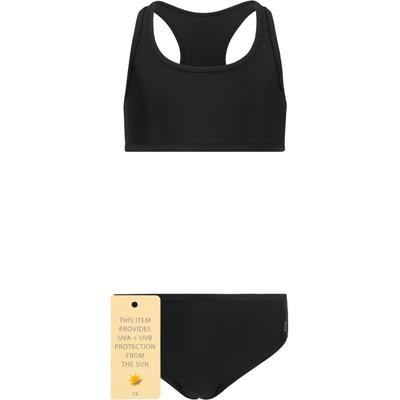 Balconette-Bikini ZIGZAG "Misty", Damen, Gr. 104, schwarz, 80% Polyamid, 20% Elasthan, unifarben, Bikini-Sets Balconette-Bikini, aus sonnenschützendem Material