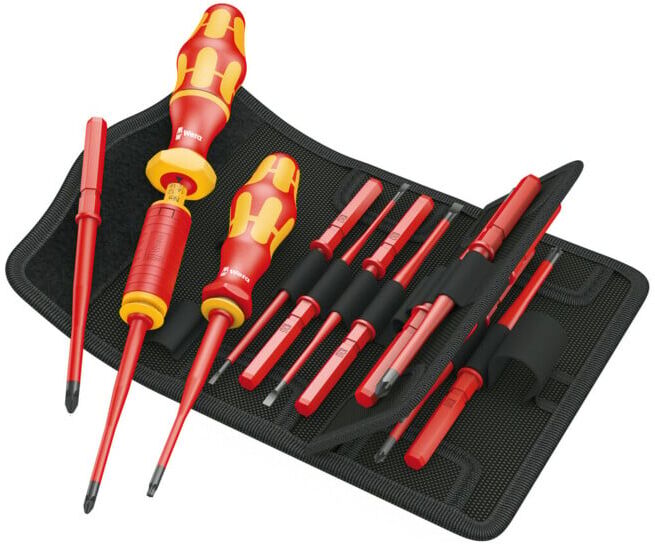Assortiment de tournevis dynamométriques Wera, 16 pièces 100% isolés 300 cN·m (05135906001)