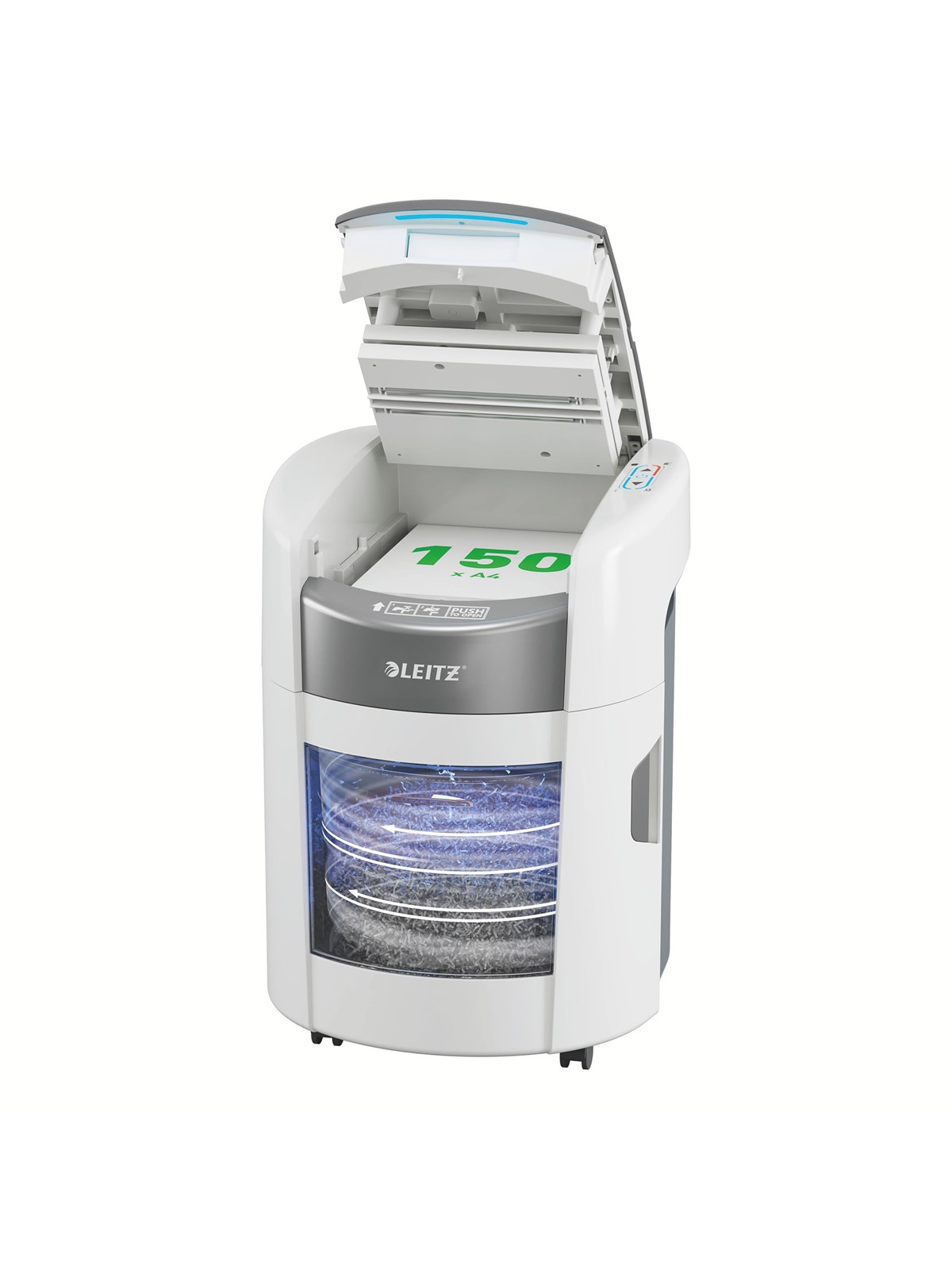 Leitz IQ OptiMax Autofeed Home Office 150 Partikelschnitt Aktenvernichter P-4