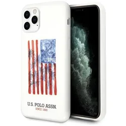 U.S. Polo Hülle für iPhone 11 Pro Max American Flag (Apple iPhone 11 Pro Max), Smartphone Hülle, Mehrfarbig