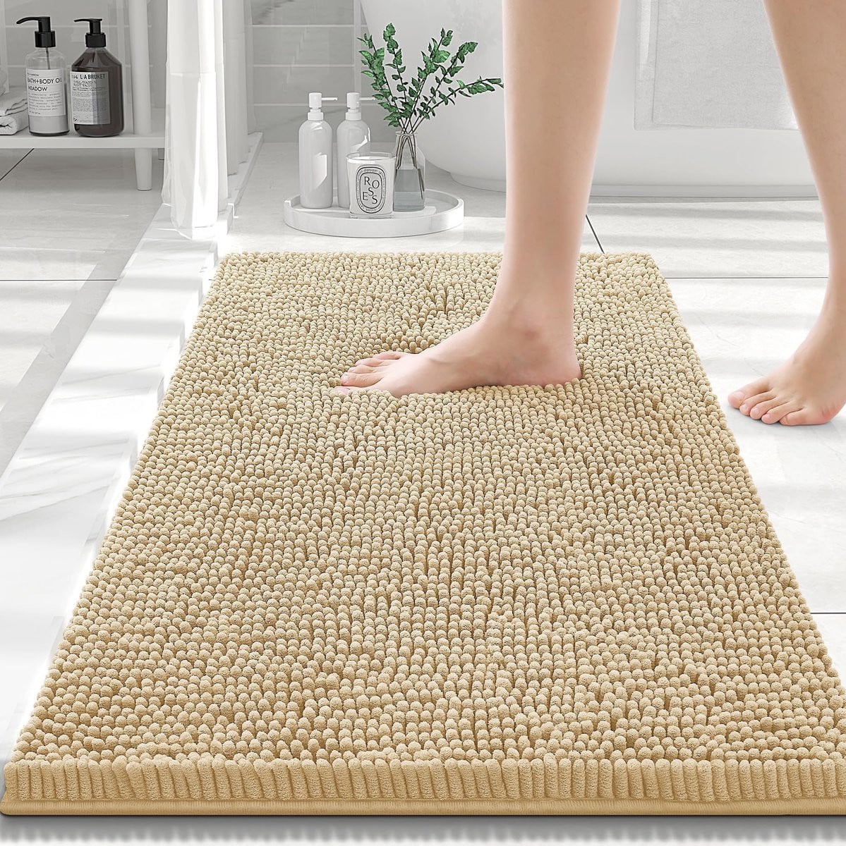 Ibenzoa Zachte en Absorberende Microvezel Badmat met Antislip Eigenschappen