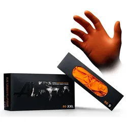 Arbeitsschutzhandschuh Ampri Alpha Extreme Grip Orange S Gr. 9, extrem griffig, Arbeitsschutzhandschuh, 50 Stück/Box