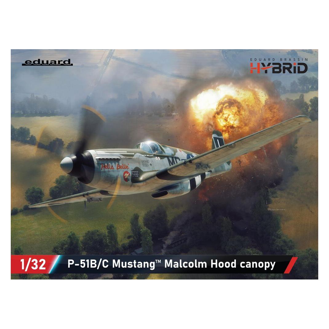 Eduard P-51B Mustang Malcolm Hood canopy (932013)