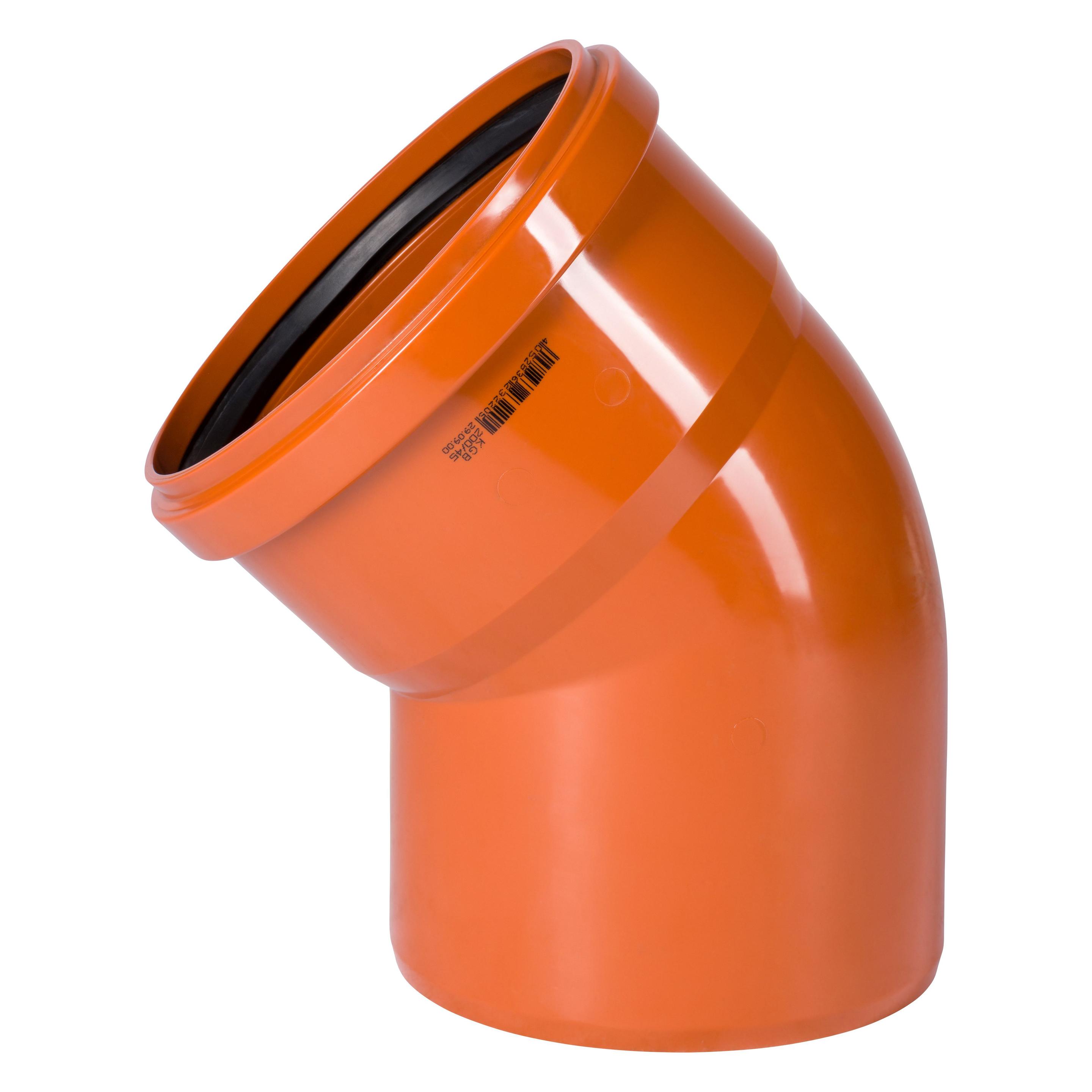 Magnaplast Bogen 45° KGB für externes Abwasser 200 mm (23120) (23120)