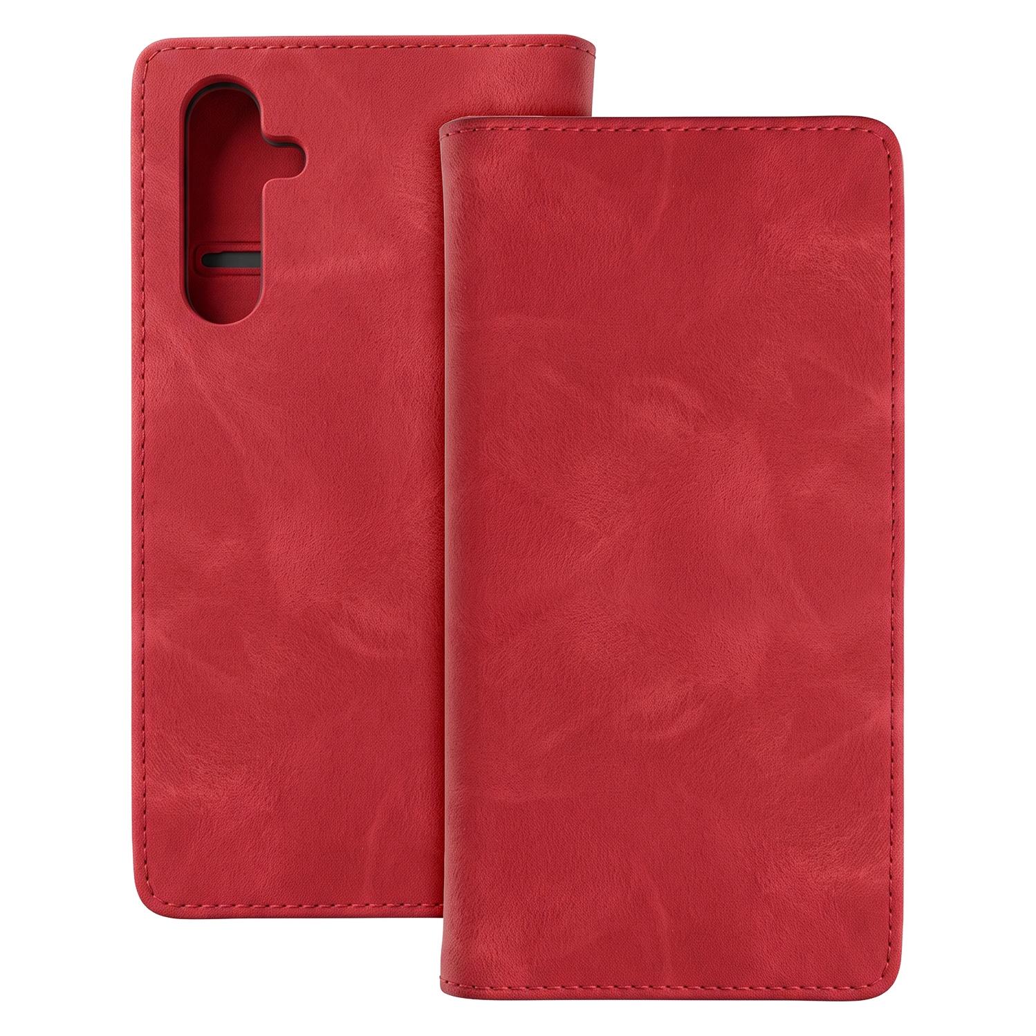OEM Smart Suede Tasche für Samsung Galaxy A54 5G rot (Samsung Galaxy A54 5G) (GSM186959)