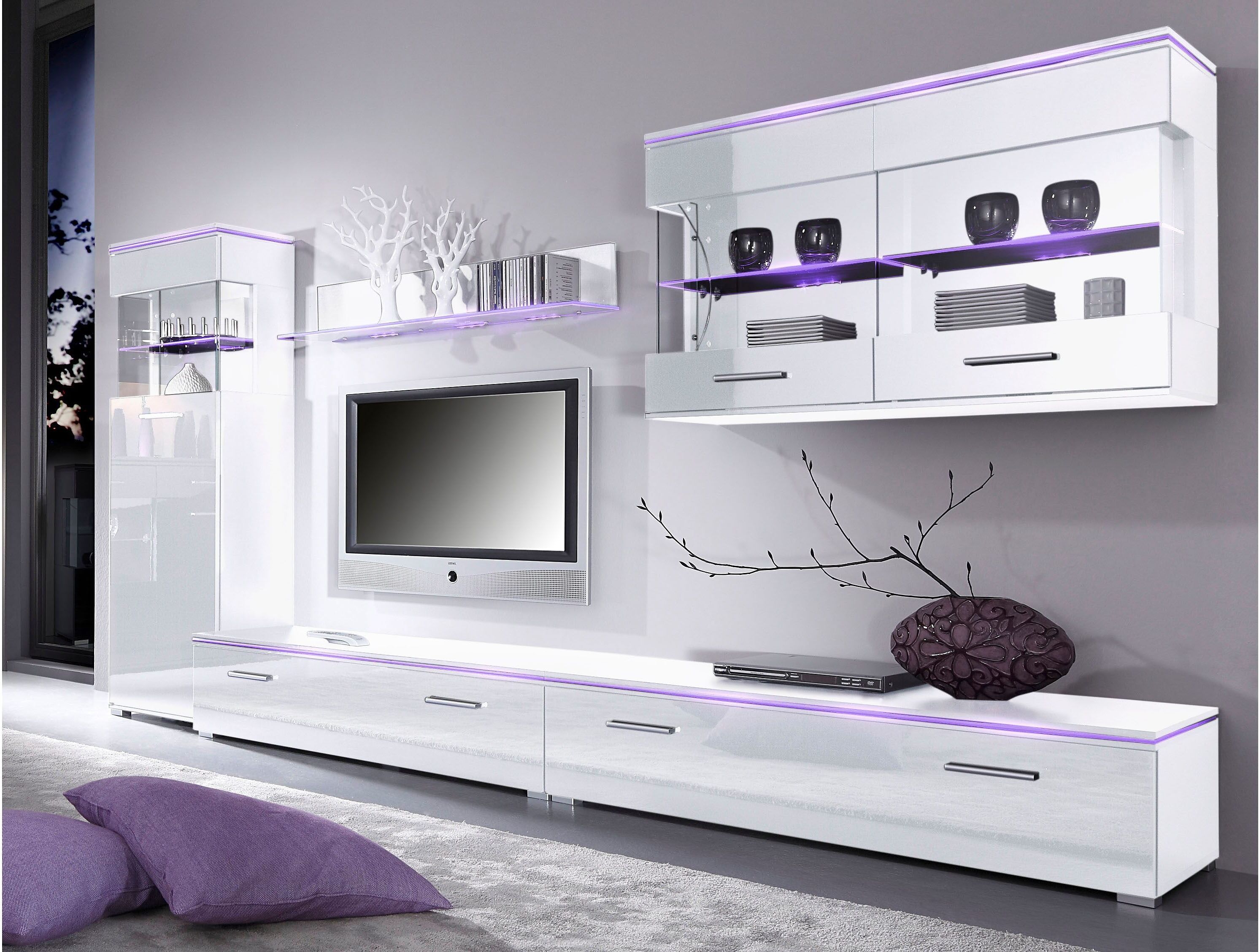 Lowboard HÖLTKEMEYER "Show TV-Board, TV-Schrank", weiss (weiß), B:120cm H:31cm T:40cm, Sideboards, Lowboard, Breite 120 oder 180 cm weiß B/H/T: 120cm x 31cm x 40cm
