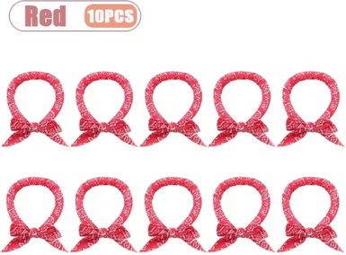 Inspire Picks ChillBuddy Breathable Pet Cooling Scarf For Cats & Dogs red 10pcs