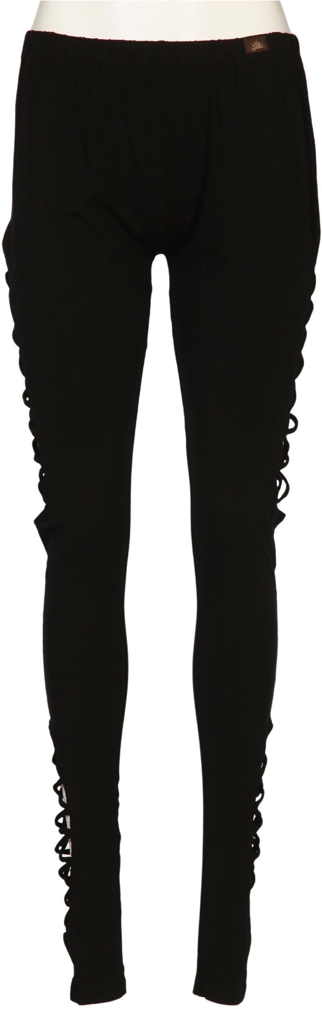 Chapati Berlin Damen Stoffhose, Schwarz, Gr. W30, Elasthan / Baumwolle - Second Hand