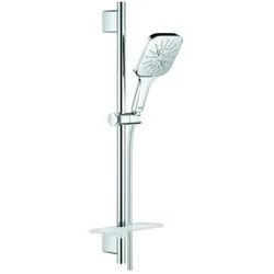 Grohe Rainshower Brausegarnitur 26583000 chrom, Brausestange 600mm, 3 Strahlarten