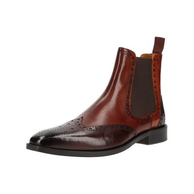 Stiefelette MELVIN & HAMILTON "Melvin & Hamilton Stiefelette Leder", Herren, Gr. 42, braun, Leder, Schuhe Stiefelette