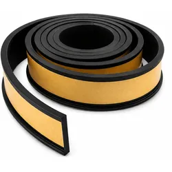 U-Profil Gummi aus EPDM selbstklebend für Schellen  / (Bandbreite) 20 mm