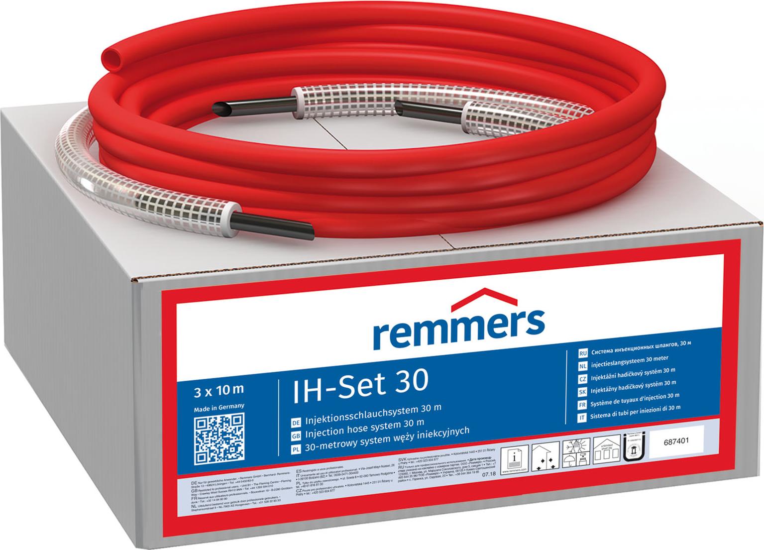 Remmers Injektionsschlauchsystem IH-Set 30m