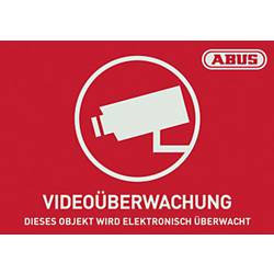 ABUS AU1420 Warnaufkleber Videoüberwachung Sprachen Deutsch (B x H) 14.8 cm x 10.5 cm