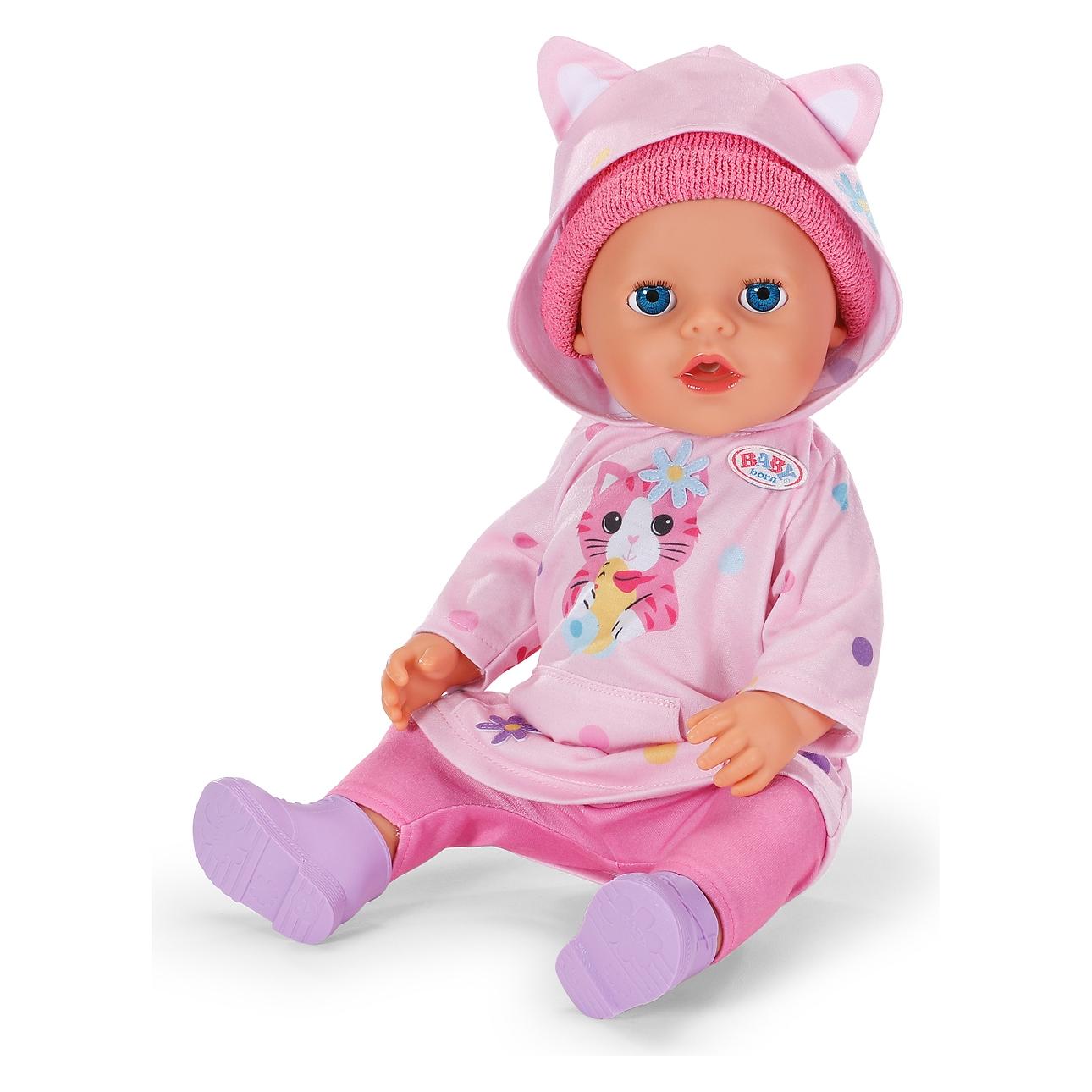 Zapf Creation BABY born Emma in Cozy Style 43cm Click & Play (AMOS841020)