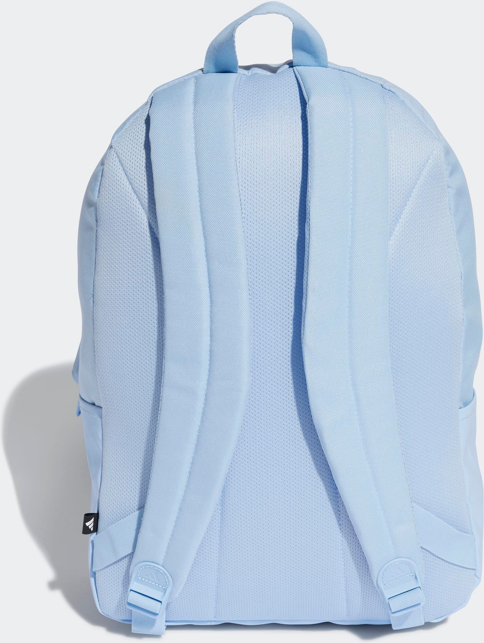 Rucksack ADIDAS PERFORMANCE "CLASSIC BACK TO SCHOOL 3-STREIFEN", blau (glow blau, weiß), Rucksäcke, Obermaterial: 100% Polyester, Rucksack glow blau, weiß Einheitsgröße