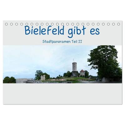 Bielefeld gibt es! Stadtpanoramen Teil 2 (Tischkalender 2026 DIN A5 quer), CALVENDO Monatskalender