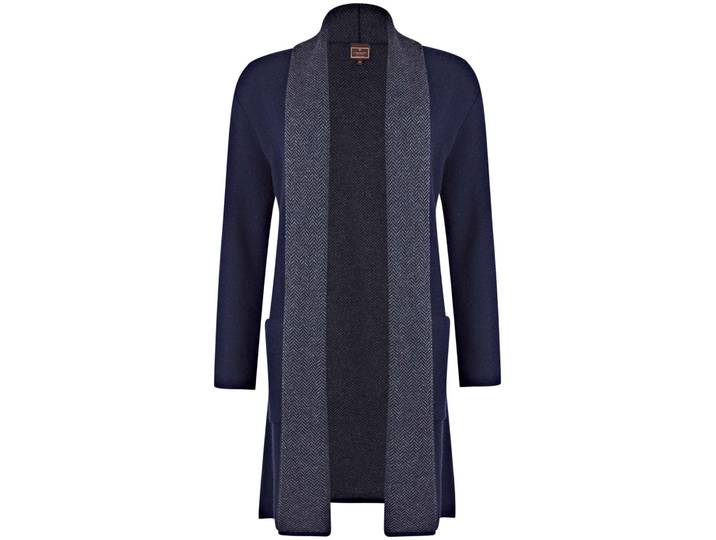 Cashmere Mantel navy L