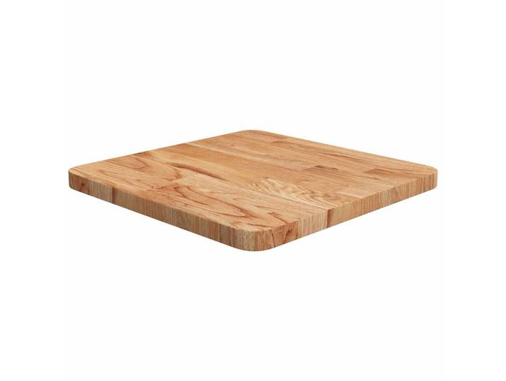 vidaXL Tischplatte Quadratisch Hellbraun 40x40x2,5cm Behandelte Eiche