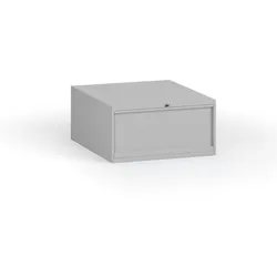 Werkzeug-Hängeschublade für Werkbänke, 1 Schublade, 510 x 592 x 255 mm, grau
