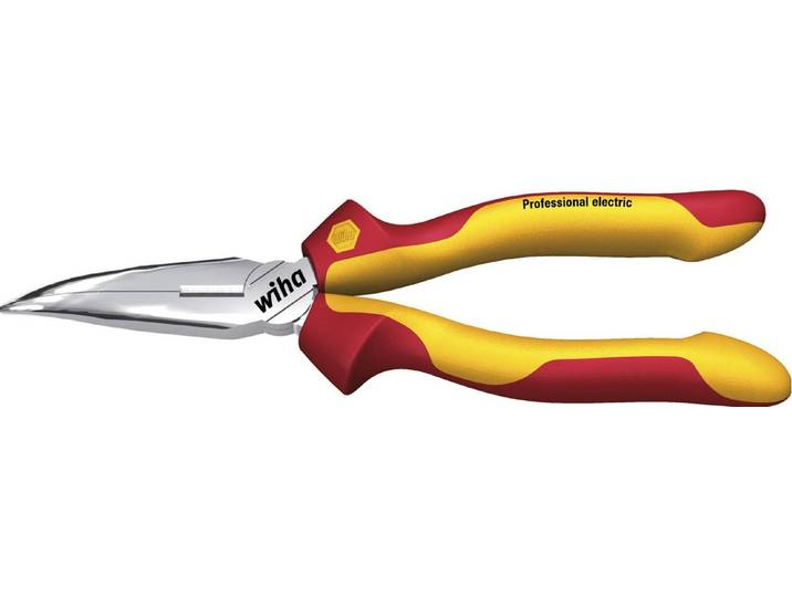 Pince demi-ronde courbe Professional electric VDE WIHA 200 mm - 26729