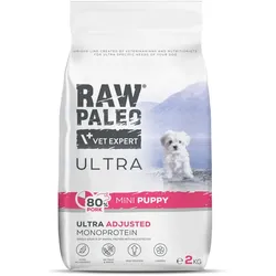 RAW PALEO Ultra Pork Mini Puppy 2kg mit Schweinefleisch für Welpen kleiner Rassen