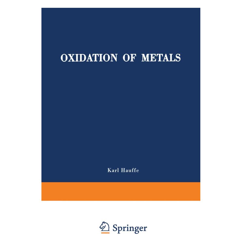 Springer Oxidation of Metals (Englisch, Softcover, Karl Hauffe) (55555893)