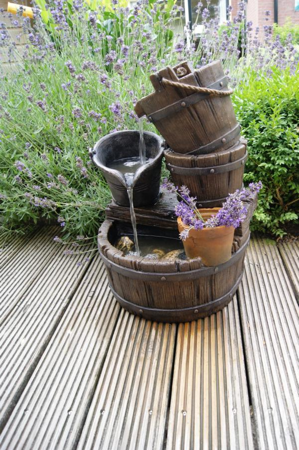 OUTSIDELIVI Wasserspiel Halifax, Polyresin 350l/h - H56,5 x 38,5 x 34 cm 08430945