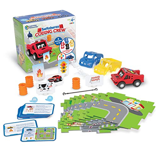 Learning Resources LER3108 Switcheroo Coding Crew Educatief Speelgoed 46-Stuk Speelset Veelkleurig