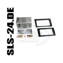 ACV 381320-15-1 Doppel DIN Kompletteinbauset Audi A4, Seat Exeo schwarz Radio...