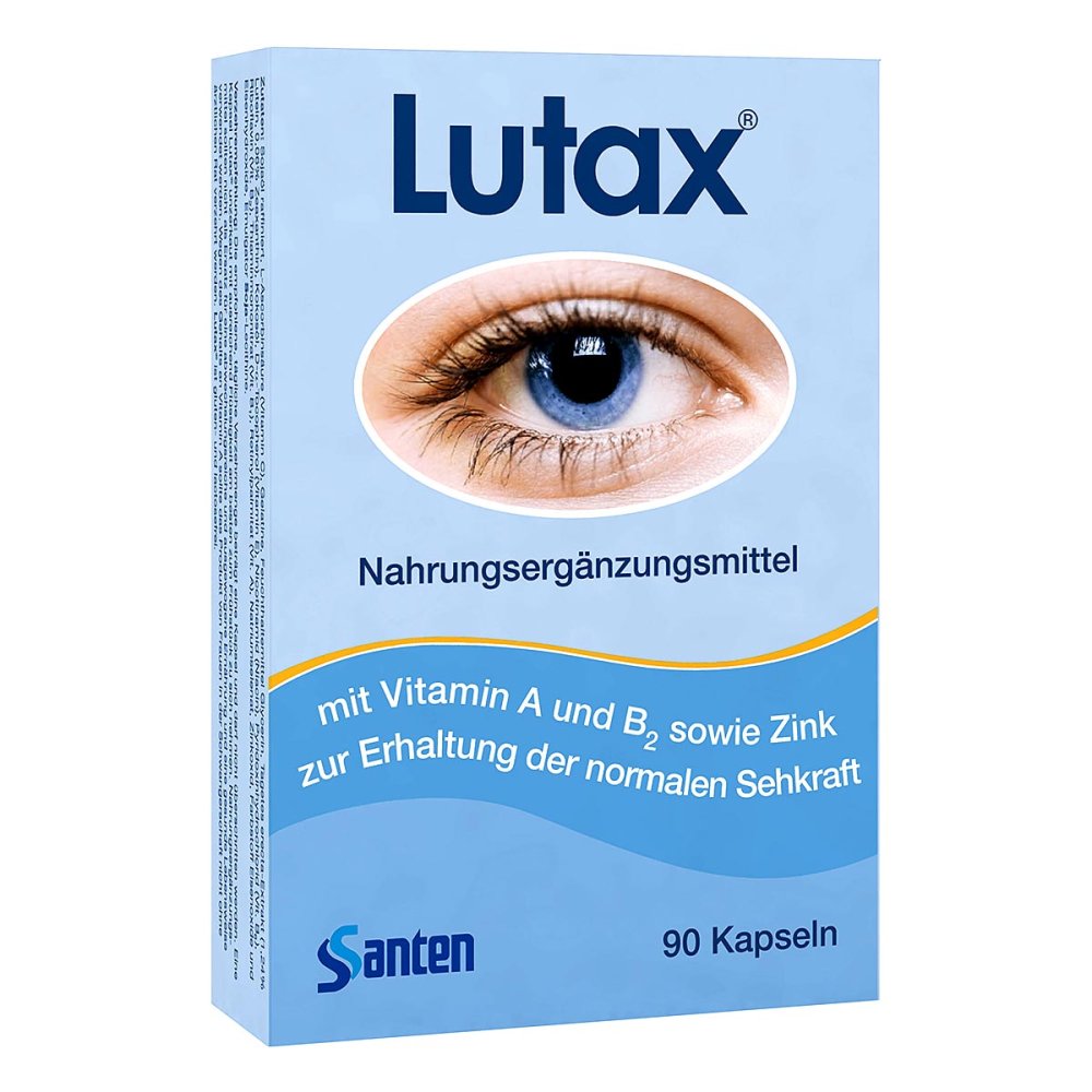 Santen GmbH Lutax 10 mg Lutein Kapseln 01045016