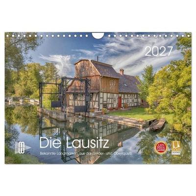 Die Lausitz - Landmarken der Nieder- und Oberlausitz (Wandkalender 2027 DIN A4 quer), CALVENDO Monatskalender