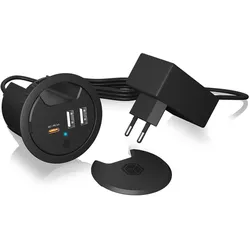 ICY BOX USB Tischladegerät mit Power Delivery & Quick Charge