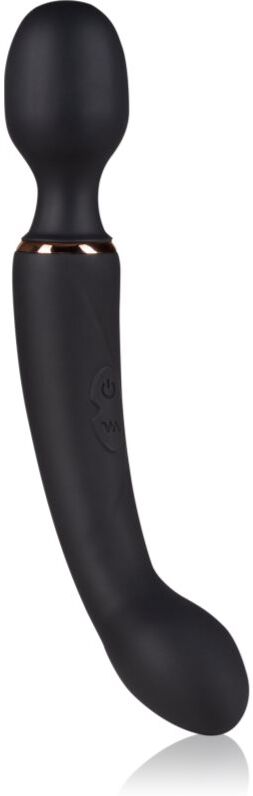 Blush 2v1 Lush Gia Baguette de massage et vibromasseur Black 24 cm