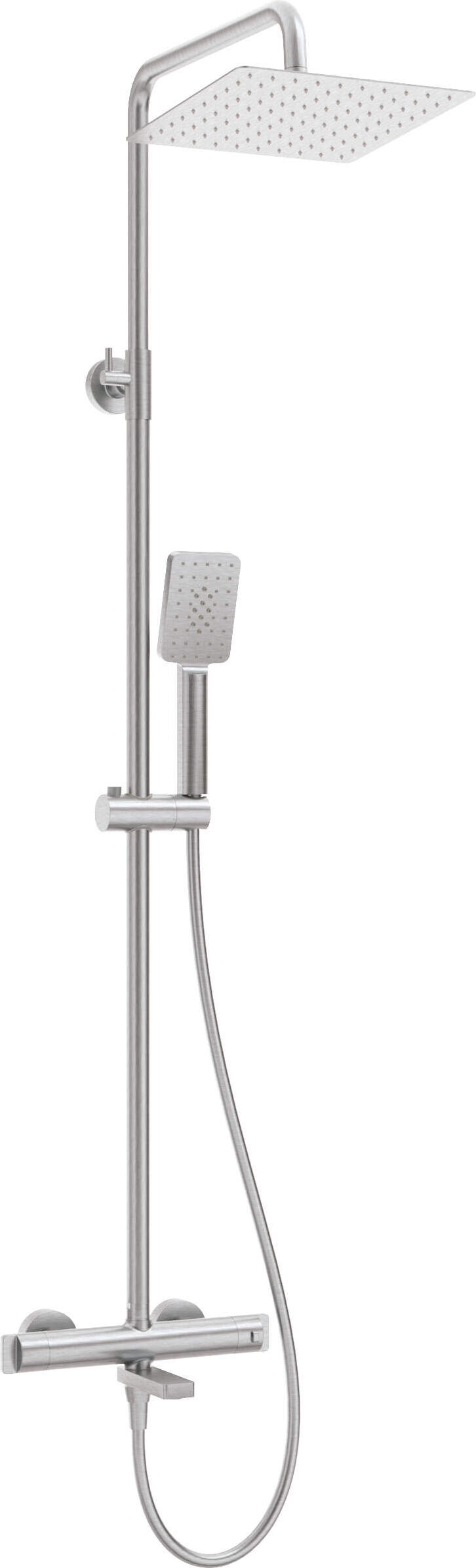 Deante | Duscharmatur mit Thermostat - Schwarz - Ergonomisch - Anti-Kalk Technologie