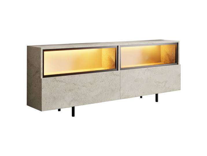 TV-Möbel Georis Travertin Holzwerkstoff B 180 cm