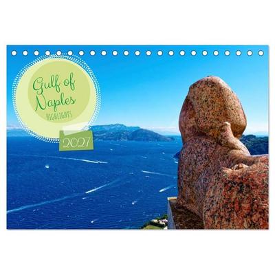 Gulf of Naples - Highlights (Desk Calendar 2027 DIN A5 landscape), CALVENDO 12 Month DeskCalendar